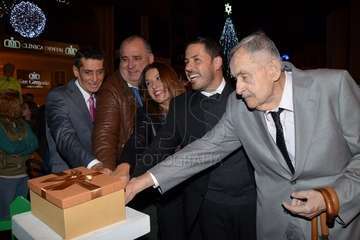 Encendido de la decoración navideña e inauguración del belén canario de Los Llanos  (Foto Francisco Javier Santana)
